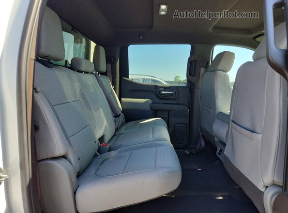 1GCPWCEDXLZ136601 2020 CHEVROLET SILVERADO White Rear seats view