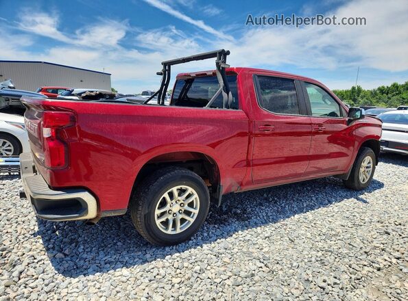 1GCPWCEDXMZ410834 2021 CHEVROLET SILVERADO Бордовый Задняя правая четверть