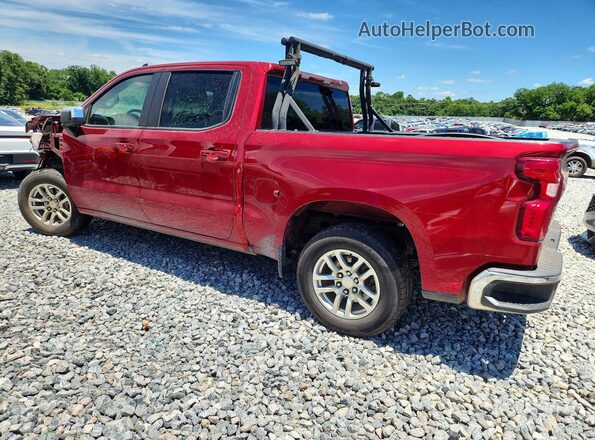 1GCPWCEDXMZ410834 2021 CHEVROLET SILVERADO Бордовый Задняя левая четверть
