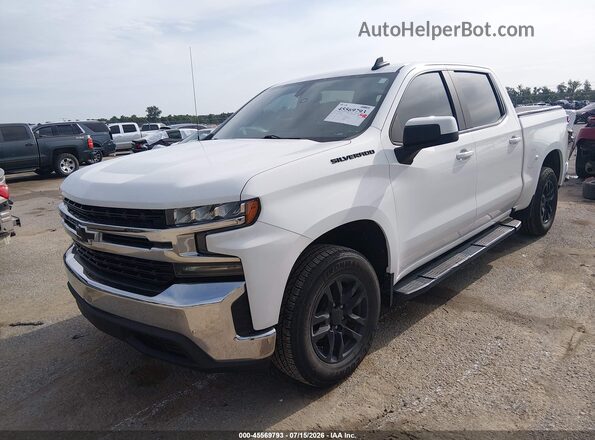 1GCPWCEK1LZ130152 2020 CHEVROLET SILVERADO Белый Передняя левая четверть