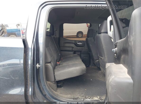 1GCPWCEK1MZ341434 2021 CHEVROLET SILVERADO Gray VIN კოდის სტიკერის ხედი