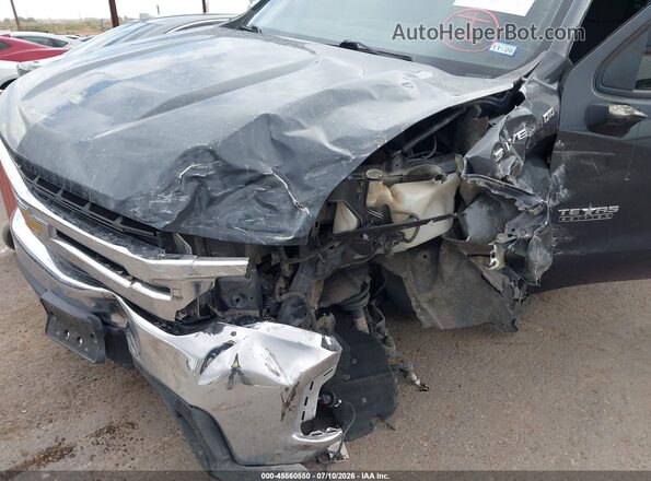 1GCPWCEK1MZ341434 2021 CHEVROLET SILVERADO Gray წინა ხედი