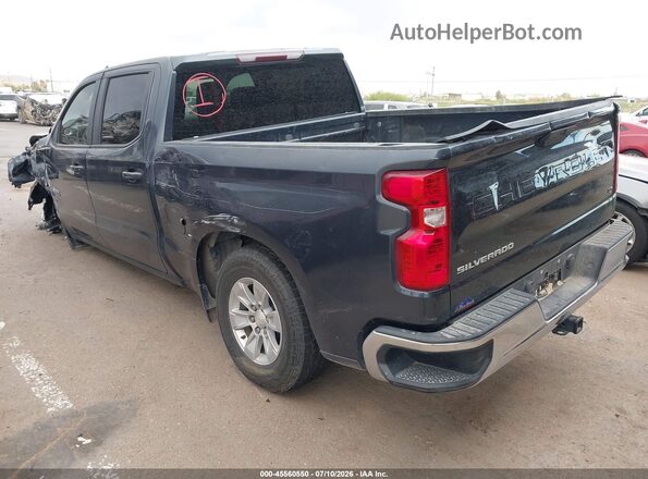 1GCPWCEK1MZ341434 2021 CHEVROLET SILVERADO Gray უკანა მარცხენა