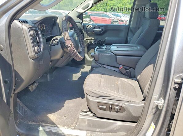 1GCPWCEK5LZ183470 2020 CHEVROLET SILVERADO Gray წინა სალონის ხედი