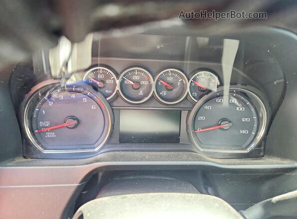 1GCPWCEK5LZ183470 2020 CHEVROLET SILVERADO Gray ხელსაწყოთა პანელის ხედი