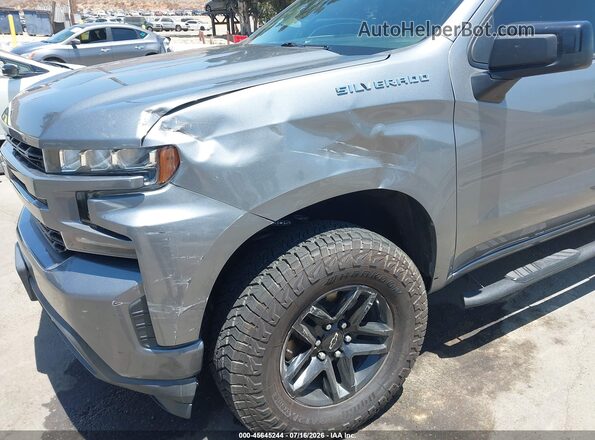 1GCPWDED1LZ150005 2020 CHEVROLET SILVERADO Серый Вид спереди