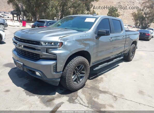1GCPWDED1LZ150005 2020 CHEVROLET SILVERADO Серый Передняя левая четверть