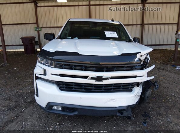 1GCPWDED3NZ146668 2022 CHEVROLET SILVERADO White ხელსაწყოთა პანელის ხედი