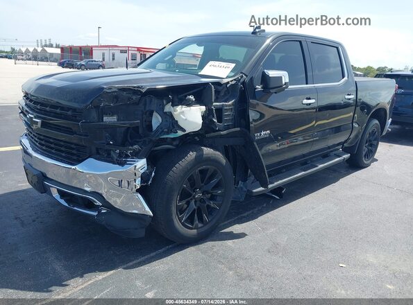 1GCPWEED4KZ154697 2019 CHEVROLET SILVERADO Black Передня ліва чверть