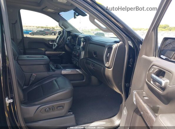1GCPWEED4KZ154697 2019 CHEVROLET SILVERADO Black Вид салону спереду