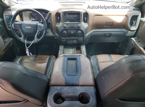 1GCPWFED5KZ113162 2019 CHEVROLET SILVERADO Черный Вид панели приборов