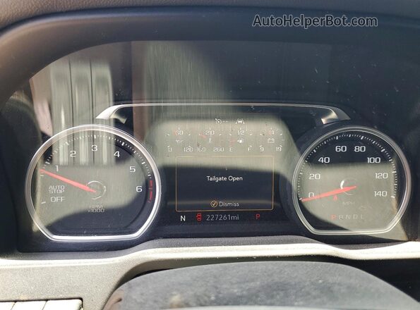 1GCPWFED5KZ113162 2019 CHEVROLET SILVERADO Черный Вид щитка приборов
