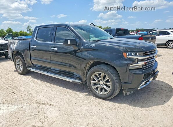 1GCPWFED5KZ113162 2019 CHEVROLET SILVERADO Черный Передняя правая четверть