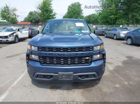 1GCPYBEH3KZ422005 2019 CHEVROLET SILVERADO Blue Սարքավորումների վահանակի տեսք