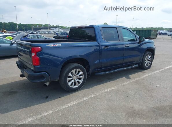 1GCPYBEH3KZ422005 2019 CHEVROLET SILVERADO Blue Հետևի աջ