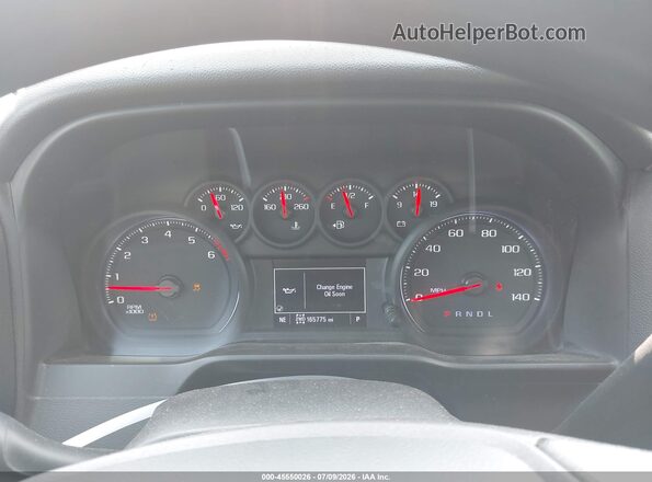 1GCPYBEH3KZ422005 2019 CHEVROLET SILVERADO Blue Հետևի նստատեղերի տեսք