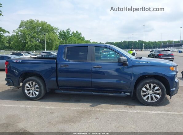 1GCPYBEH3KZ422005 2019 CHEVROLET SILVERADO Blue Սալոնի հետևի տեսք