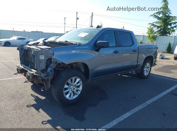 1GCPYBEH7KZ362441 2019 CHEVROLET SILVERADO Silver Передня ліва чверть