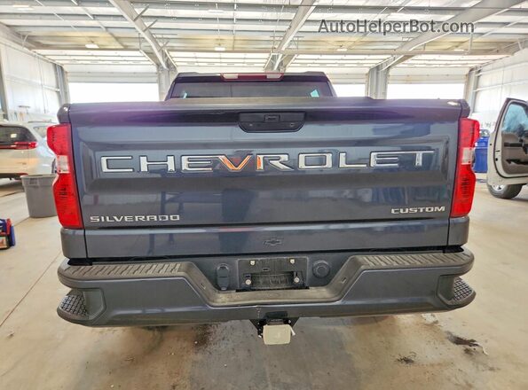 1GCPYBEK1MZ385874 2021 CHEVROLET SILVERADO Черный Вид сзади