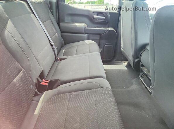 1GCPYBEK5MZ324849 2021 CHEVROLET SILVERADO Серый Вид задних сидений