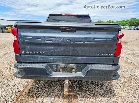 1GCPYBEK5MZ324849 2021 CHEVROLET SILVERADO Серый Вид сзади