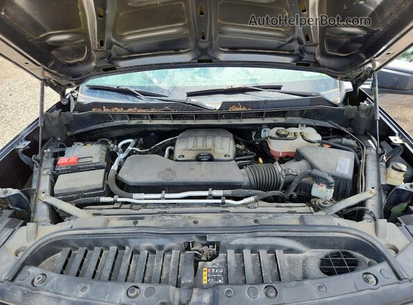 1GCPYBEK5MZ324849 2021 CHEVROLET SILVERADO Серый Вид задней части салона