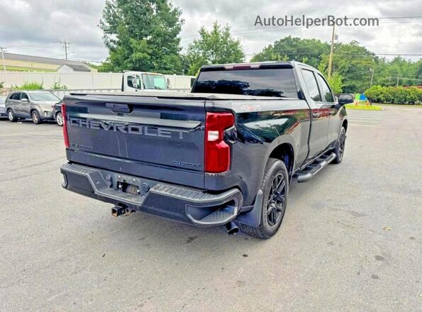 1GCPYBEK6MZ324018 2021 CHEVROLET SILVERADO Black უკანა მარჯვენა