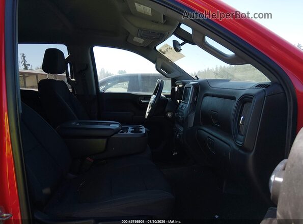 1GCPYBEK7LZ238831 2020 CHEVROLET SILVERADO Red წინა სალონის ხედი