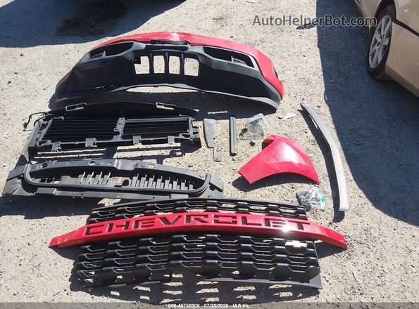 1GCPYBEK7LZ238831 2020 CHEVROLET SILVERADO Red ხელსაწყოთა პანელის ხედი