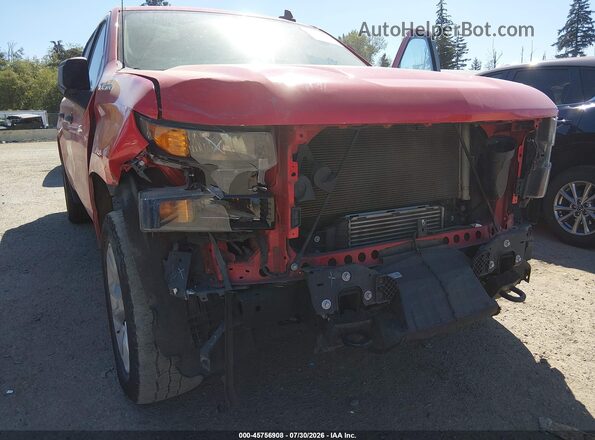 1GCPYBEK7LZ238831 2020 CHEVROLET SILVERADO Red წინა ხედი