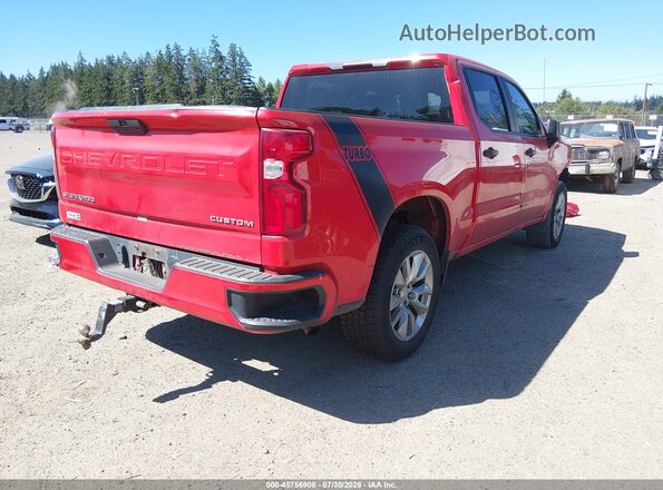 1GCPYBEK7LZ238831 2020 CHEVROLET SILVERADO Red უკანა მარჯვენა