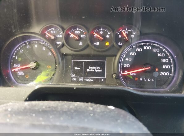 1GCPYBEK7LZ238831 2020 CHEVROLET SILVERADO Red უკანა სავარძლების ხედი
