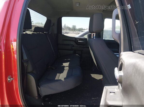 1GCPYBEK7LZ238831 2020 CHEVROLET SILVERADO Red VIN კოდის სტიკერის ხედი