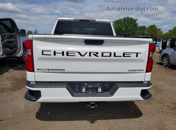 1GCPYBEK8MZ210800 2021 CHEVROLET SILVERADO White Rear view