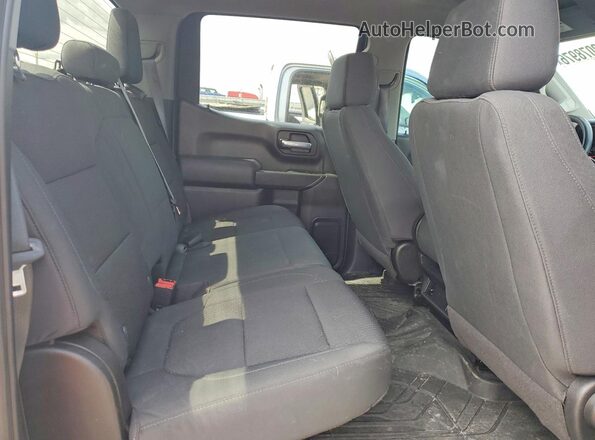 1GCPYBEK8MZ210800 2021 CHEVROLET SILVERADO White Rear seats view