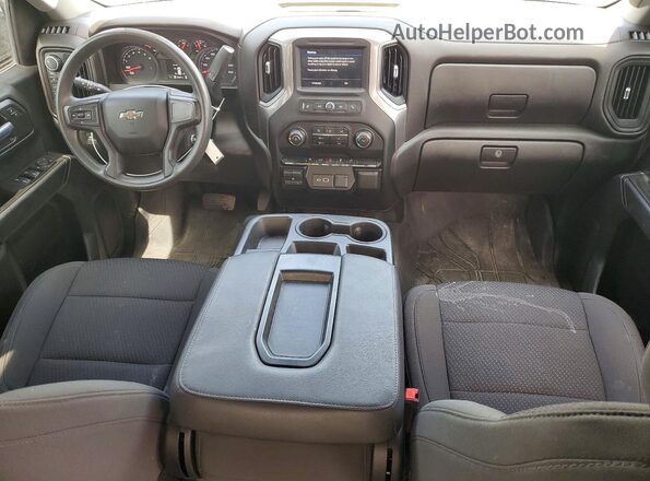 1GCPYBEK8MZ210800 2021 CHEVROLET SILVERADO White Dashboard view