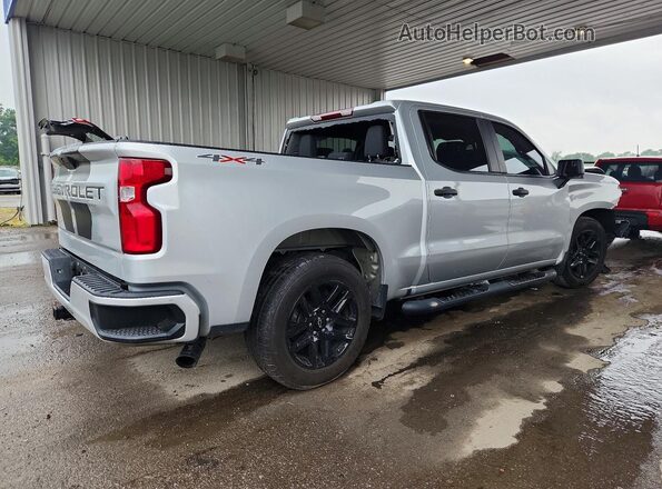 1GCPYBEKXMZ350847 2021 CHEVROLET SILVERADO Silver Tył prawy
