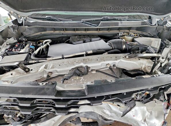 1GCPYBEKXMZ350847 2021 CHEVROLET SILVERADO Silver Widok wnętrza z tyłu