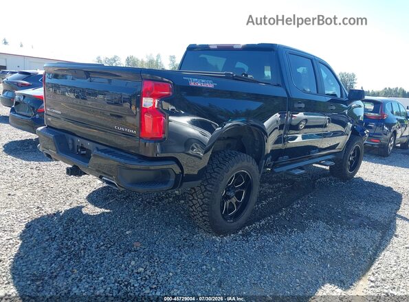 1GCPYCEF0KZ411953 2019 CHEVROLET SILVERADO Black Tył prawy
