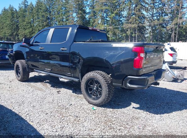 1GCPYCEF0KZ411953 2019 CHEVROLET SILVERADO Black Tył lewy