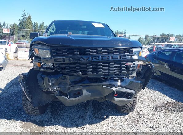 1GCPYCEF0KZ411953 2019 CHEVROLET SILVERADO Black Widok zestawu wskaźników