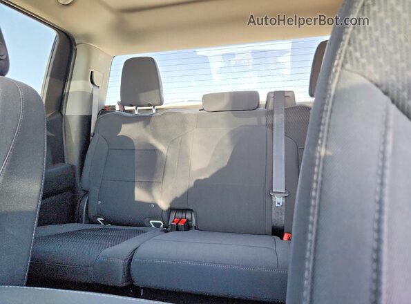 1GCPYCEF0MZ383736 2021 CHEVROLET SILVERADO White Вид задніх сидінь
