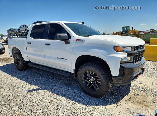 1GCPYCEF0MZ383736 2021 CHEVROLET SILVERADO White Передня права чверть