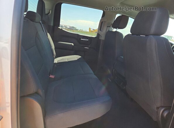 1GCPYCEF0MZ383736 2021 CHEVROLET SILVERADO White Вид задньої частини салону