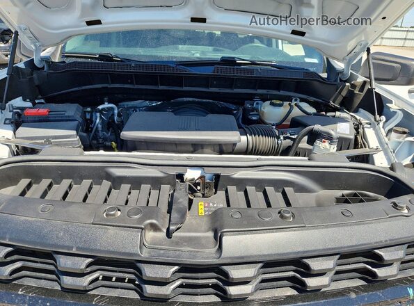 1GCPYCEF0MZ383736 2021 CHEVROLET SILVERADO White Вид підкапотного простору