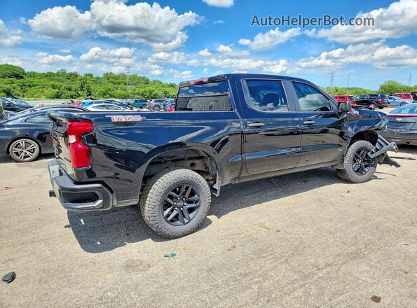 1GCPYCEF2MZ215810 2021 CHEVROLET SILVERADO Black Trasero derecho