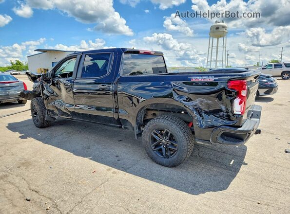 1GCPYCEF2MZ215810 2021 CHEVROLET SILVERADO Black Trasero izquierdo