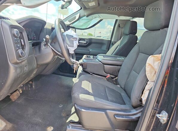 1GCPYCEF2MZ215810 2021 CHEVROLET SILVERADO Black Vista interior delantera