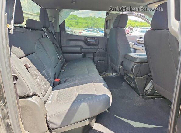 1GCPYCEF2MZ215810 2021 CHEVROLET SILVERADO Black Vista de los asientos traseros