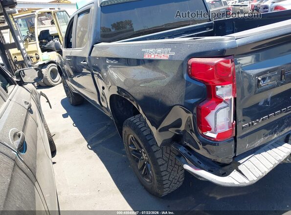 1GCPYCEF2MZ303112 2021 CHEVROLET SILVERADO Серый Задняя левая четверть